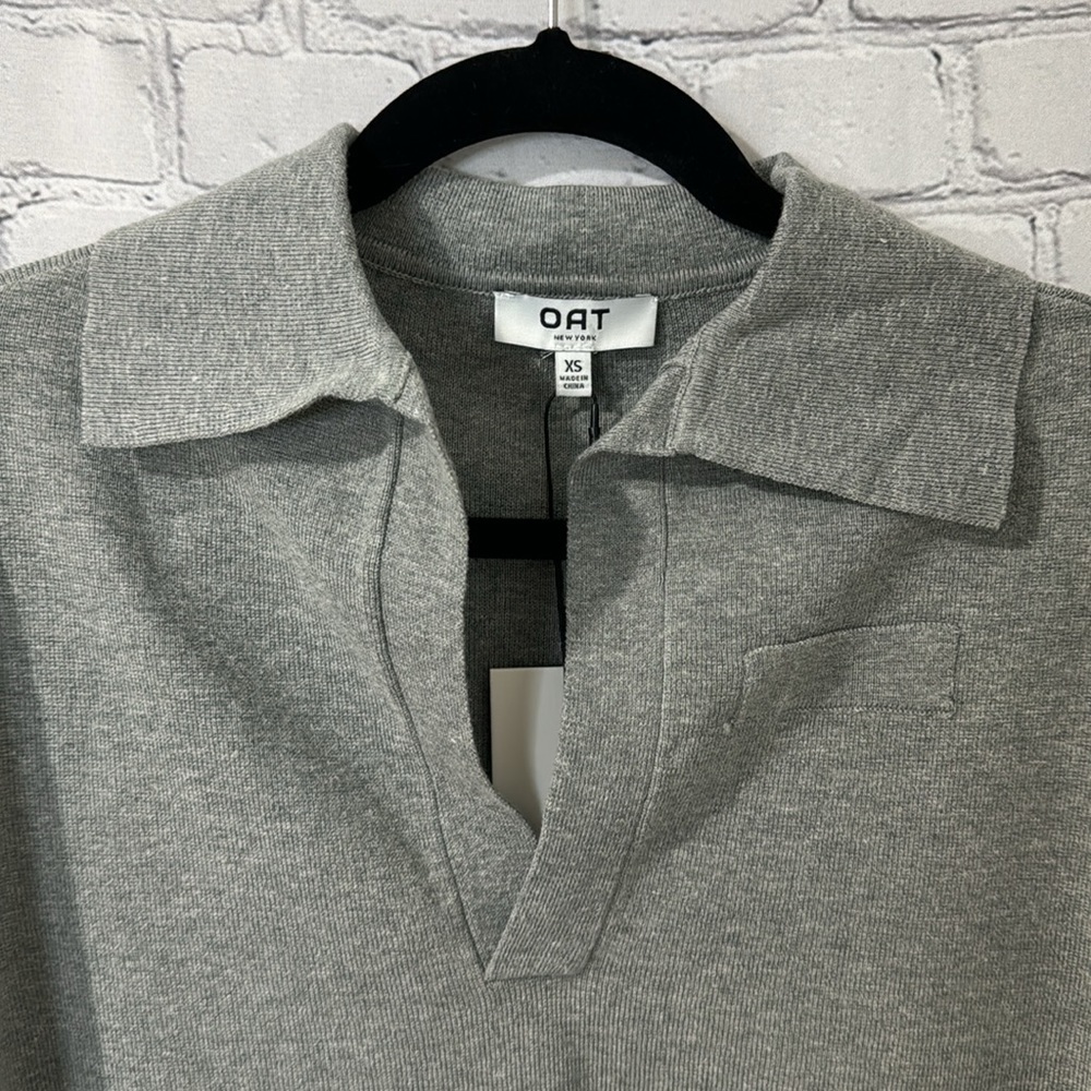 Oat New York Gray Women's Sweater - Picture 3 of 4